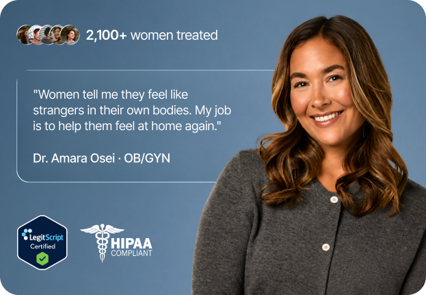 Dr. Amara Osei, OB/GYN — Women tell me they feel like strangers in their own bodies. My job is to help them feel at home again.