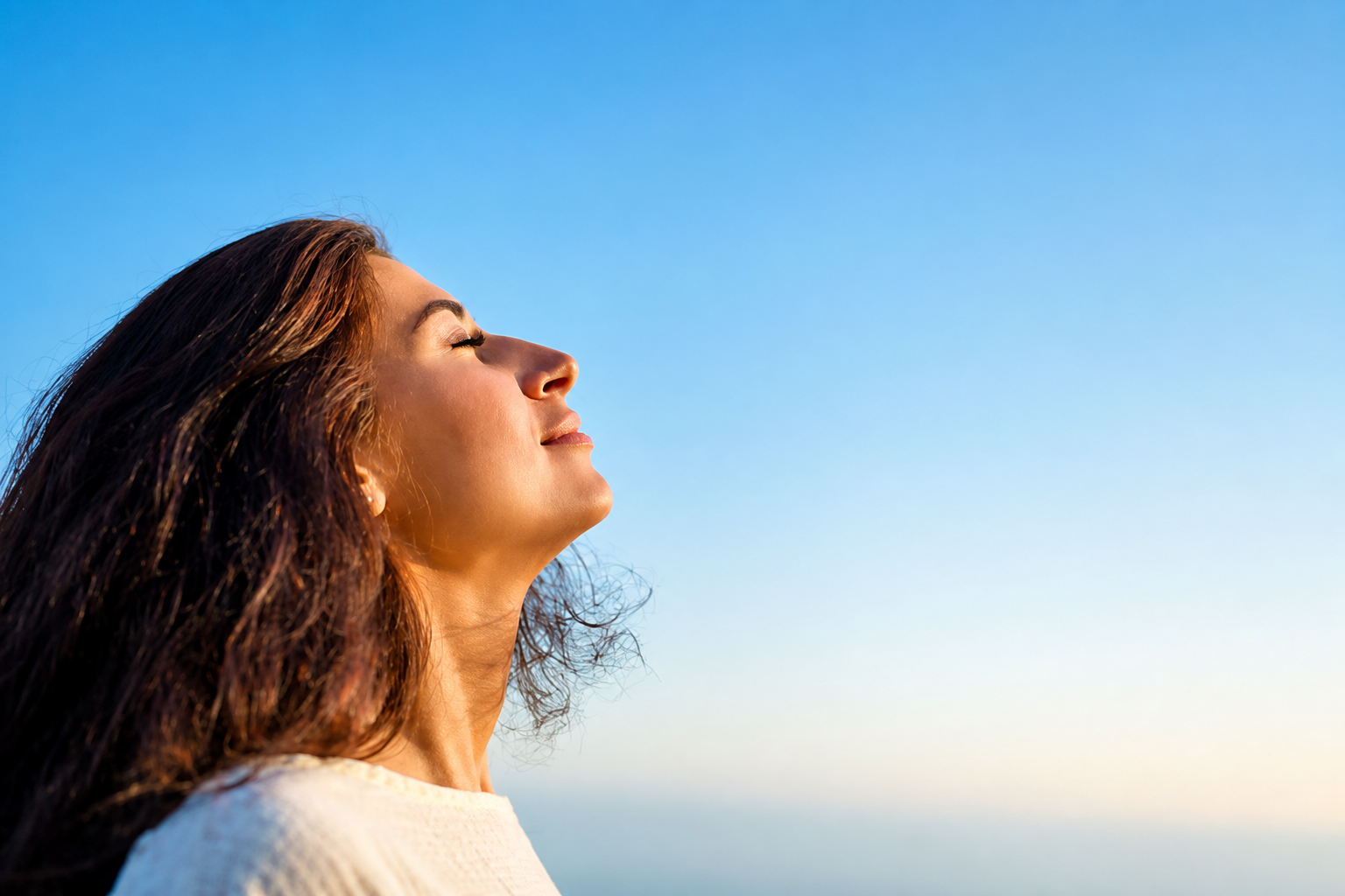 Woman experiencing personalized hormone and weight care
