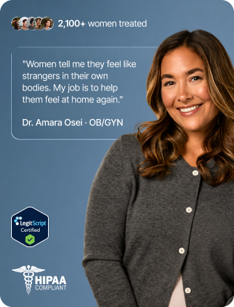 Dr. Amara Osei, OB/GYN — Women tell me they feel like strangers in their own bodies. My job is to help them feel at home again.